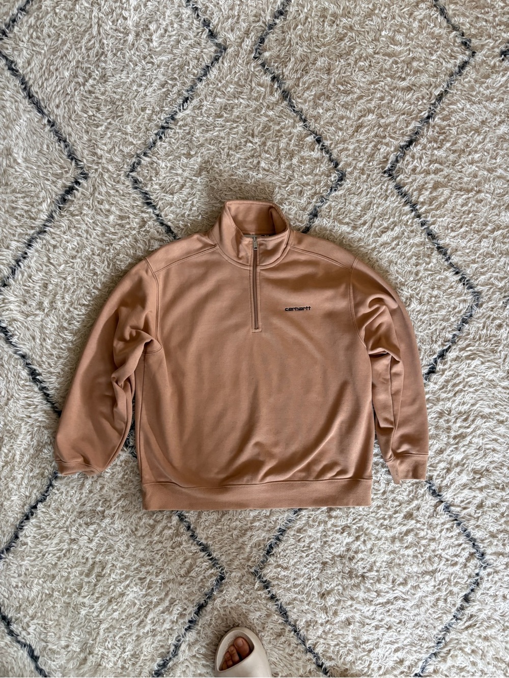 Carhartt WIP Men's Half-Zip Sweatshirt - Tan